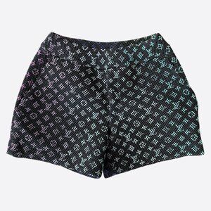 Louis Vuitton Black Rainbow Monogram Mesh Shorts